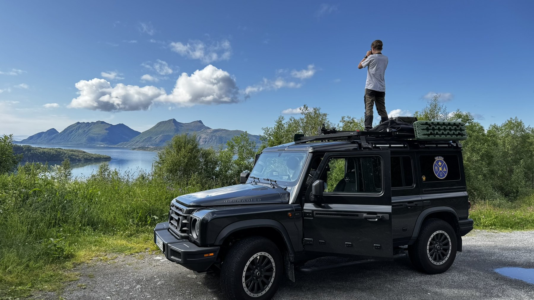INEOS Grenadier på roadtrip i Norden
